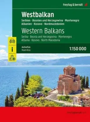 Západný Balkán 1:150 000 - autoatlas