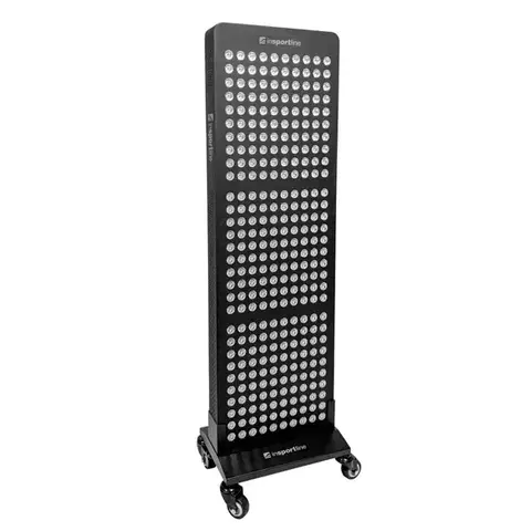 Stojan s kolieskami pre infračervený LED panel inSPORTline Lustar Farba čierna