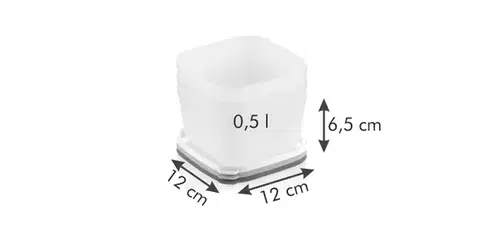 Tescoma zdravé dózy do mrazničky PURITY 0.5 l, 3 ks