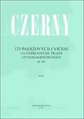 125 pasážových cvičení op. 261 - Carl Czerny