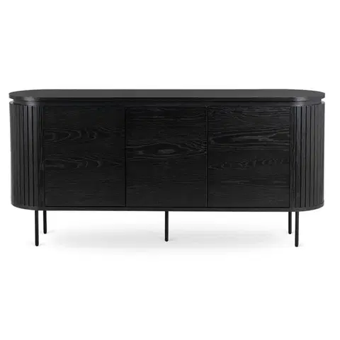 Komoda Beck 160 cm čierna