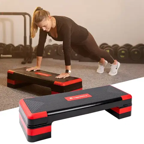 Aerobic step inSPORTline AS250 Farba čierno-červená