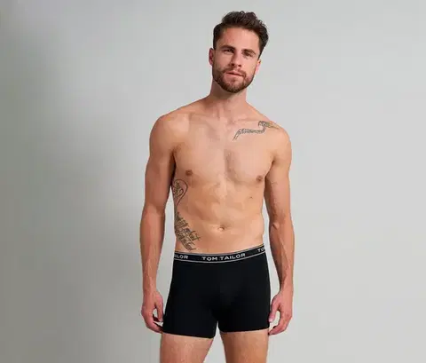 Boxerky TomTailor »Buffer«, 3 ks, čierne
