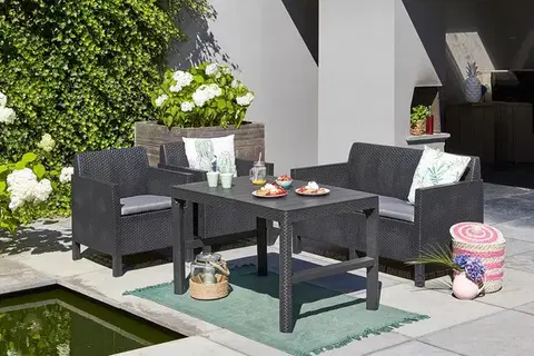 stôl LYON rattan - Allibert