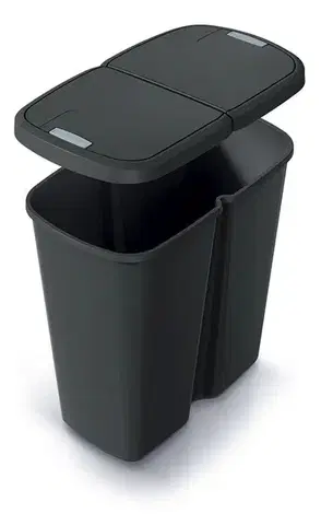 Odpadkový kôš COMPACTO DUA 45 L čierny