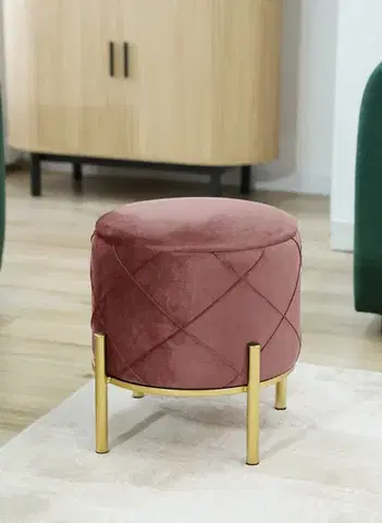 Taburet LIA ružový