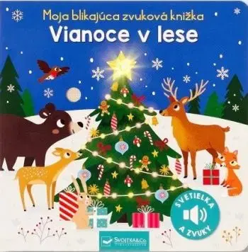 Moja blikajúca zvuková knižka - Vianoce v lese - Kasia Dudziuk, Maria Hoeck