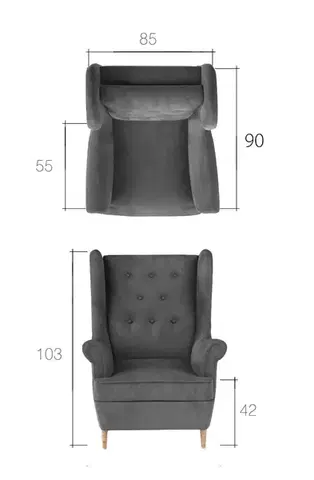 Dizajnové kreslo ANKALIA 01
