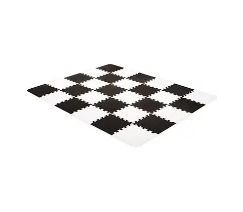 KINDERKRAFT - Penové puzzle LUNO 30ks čierna/biela KKMLUNOBLK0000