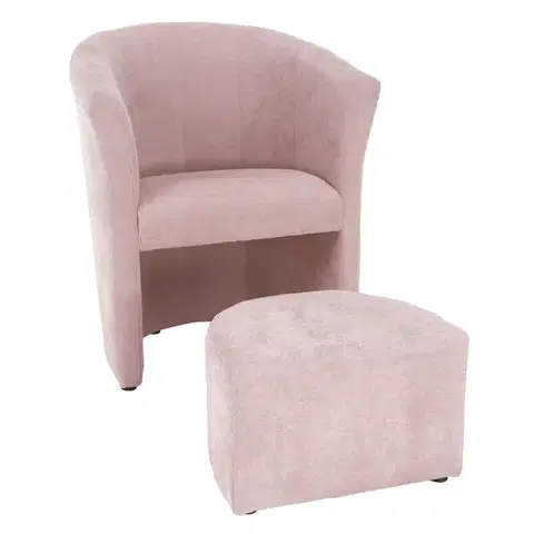 Kreslo s taburetom ROSE Tempo Kondela