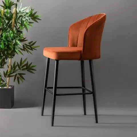 Bar Stool Set (4 Pieces) Rubi - Tile Red