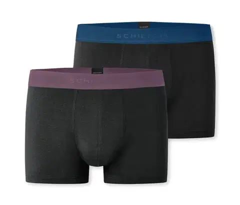 Boxerky SCHIESSER, 2 ks, dlhé, čierne