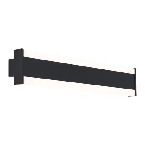 Moderné nástenné svietidlo čierne CCT 60cm vrátane LED IP54 - Vanya