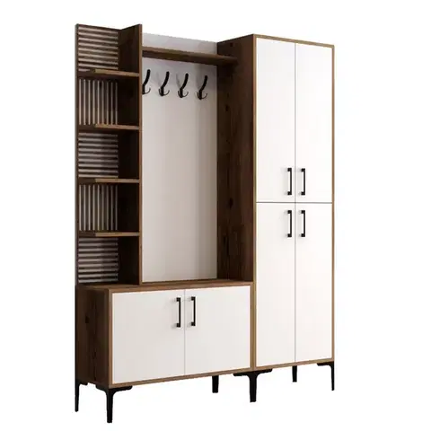 Predsieňová stena Viyana DA - Walnut, White