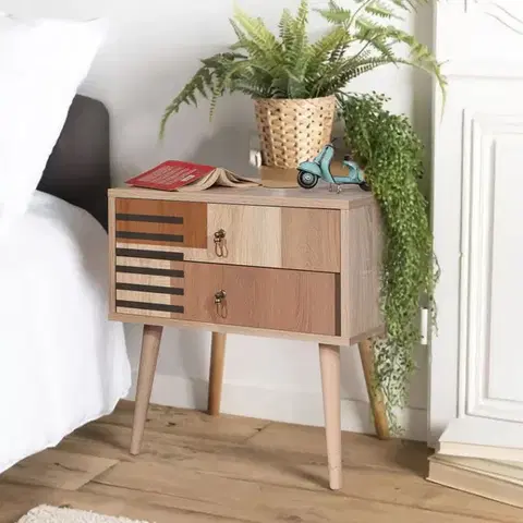 Nočný stolík City Colorblock