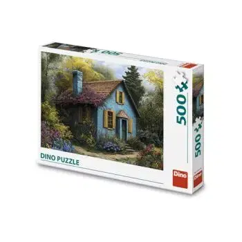 Puzzle Modrý domček 500 D - Dino