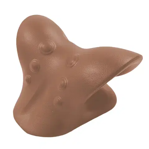 Podložka pre natáčanie krku a uvoľnenie krčnej chrbtice inSPORTline Muneal Farba mocha mousse