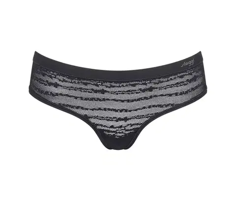 Nohavičky sloggi FREE Evolve Hipster Lace, čierne