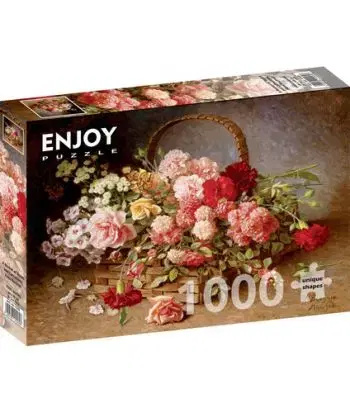 Puzzle Kôš ruží a karafiátov
