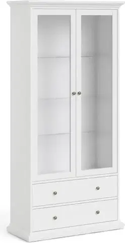 Vitrína Provine 96 cm biela