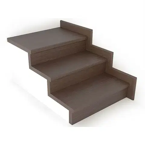 Schodový nášľap / profil TOPSTEP Flex Dub antic 1200 × 340 × 11 mm
