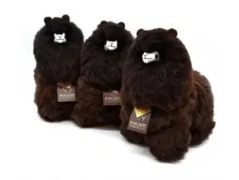 Plyšová hračka Alpaca MEDIUM – CACAO - INKARI Alpaky