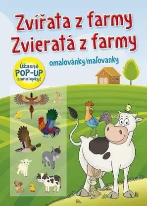 Omalovánky / Maľovanky: Zvířata z farmy / Zvieratá z farmy