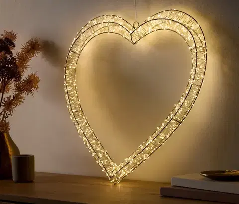 Exteriérový LED srdce