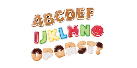 Tescoma vykrajovače abeceda DELÍCA KIDS, 34 ks