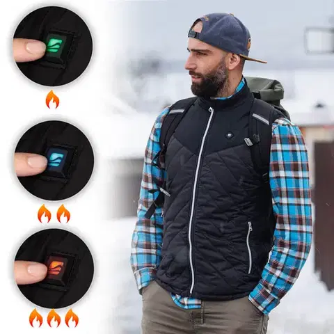 inSPORTline Electronics WARMhim čierna - M