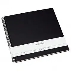 Fotoalbum Semikolon Spiral Economy Large cream black