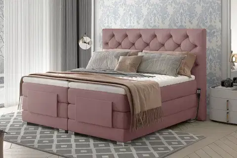 CEDRIK 14 polohovacia posteľ 140x200, Mat Velvet 63
