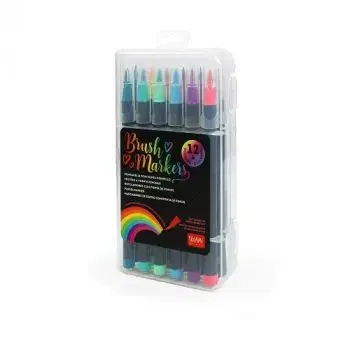 Legami Štetcové fixky 12ks EXTRAORDINARY STATIONERY - Legami