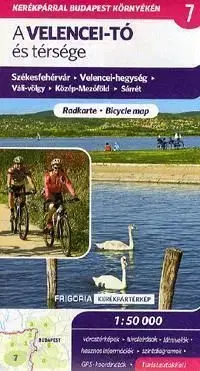 A Velencei-tó és térsége 1 : 50 000 - Kerékpártérkép