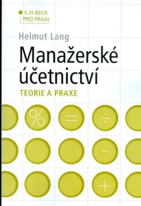 Manažerské účetnictví - Helmut Lang