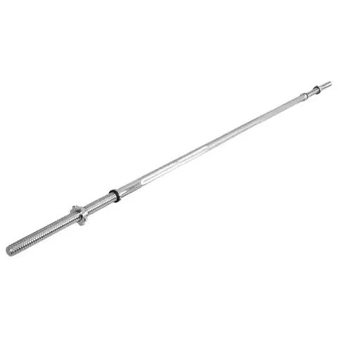 Vzpieračská tyč inSPORTline Welenorty rovná 220cm/30mm • rovná • so závitom a objímkami