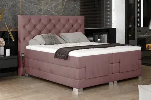CEDRIK 14 polohovacia posteľ 180x200, Mat Velvet 63