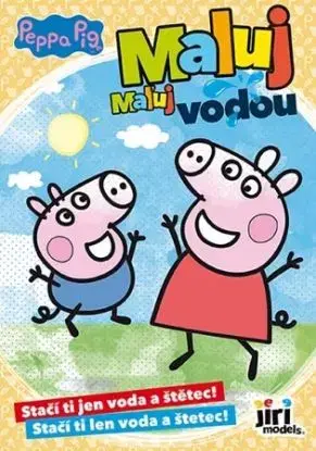 Maľuj vodou Prasiatko Peppa A5