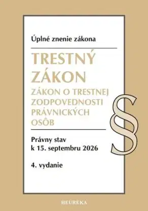 Trestný zákon. 4. vyd., 8/2026