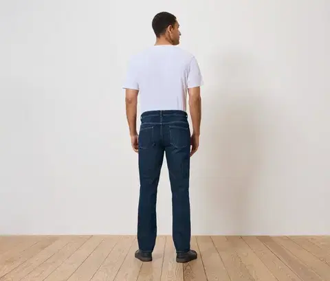 Džínsy, modrý denim