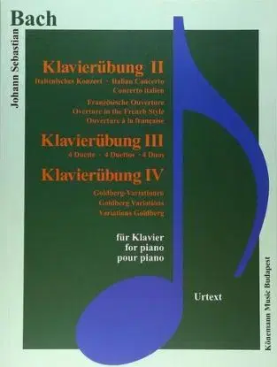 Bach JS Klavierubung II-IV - Bach Sebastian Johann
