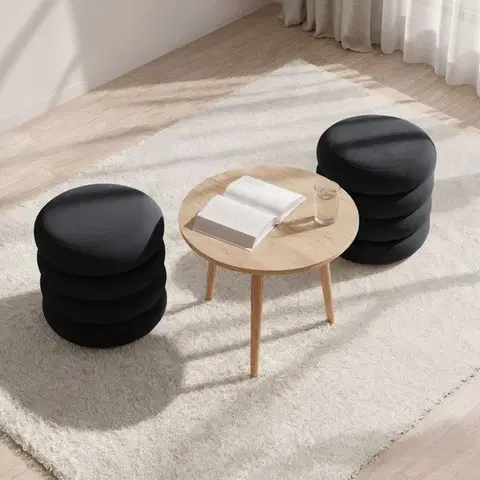 Taburet Snuggo II čierny