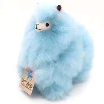 Plyšová hračka Alpaca SMALL Baby Blue 23cm - INKARI Alpaky
