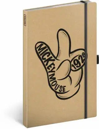 Notes Mickey Craft, linajkovaný, 13 × 21 cm