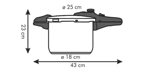 TESCOMA Tlakový hrniec Tescoma PRESTO 6.0 l