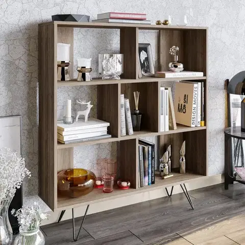 Knižnica Mistico - Walnut