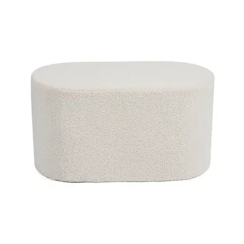 Taburet SOFT Capsule, biela
