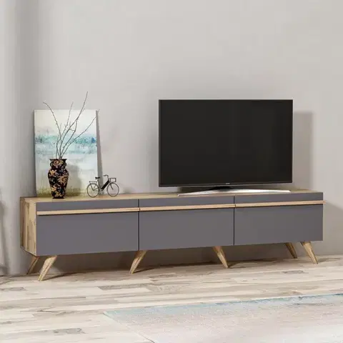 TV stolík Amsterdam - Anthracite