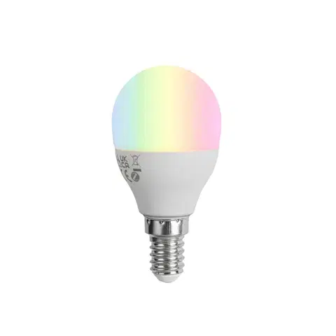 Inteligentná stmievateľná LED žiarovka E14 G45 Opál 4,9 W 470 lm 2700 – 6500 K