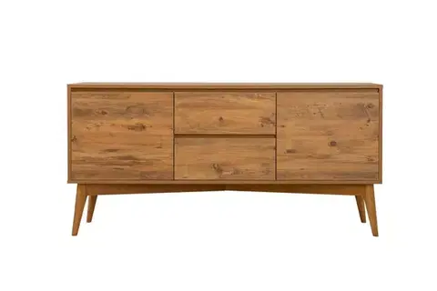 Set s rozkladacím stolom, stoličkami a konzolou (6 kusov) Vina Bench 04 1048 - Atlantic Pine, Dark Blue